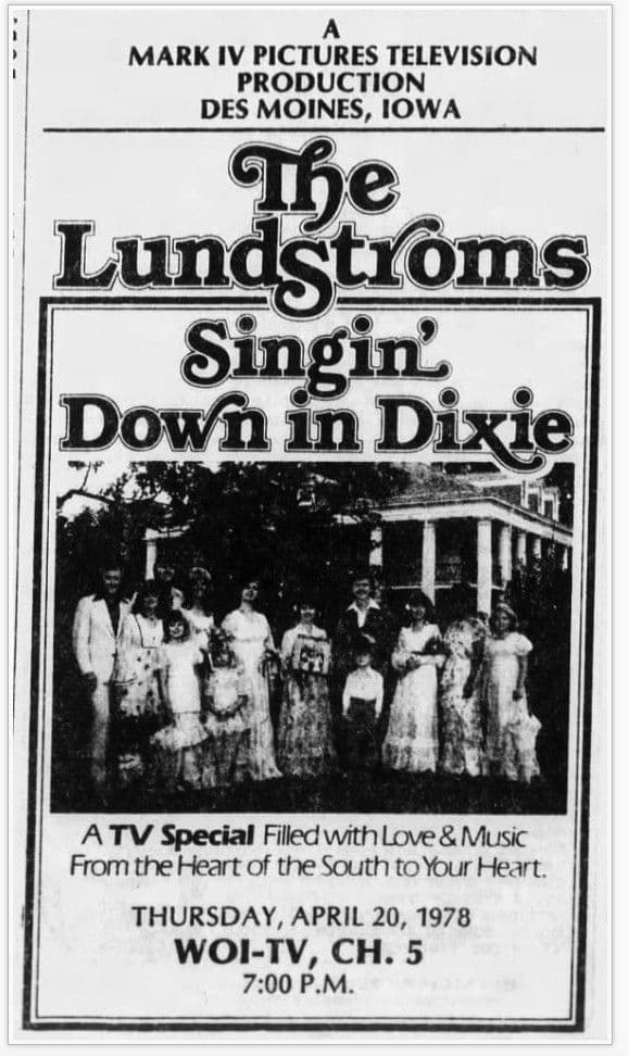 Poster backdrop for Singin' Down in Dixie
