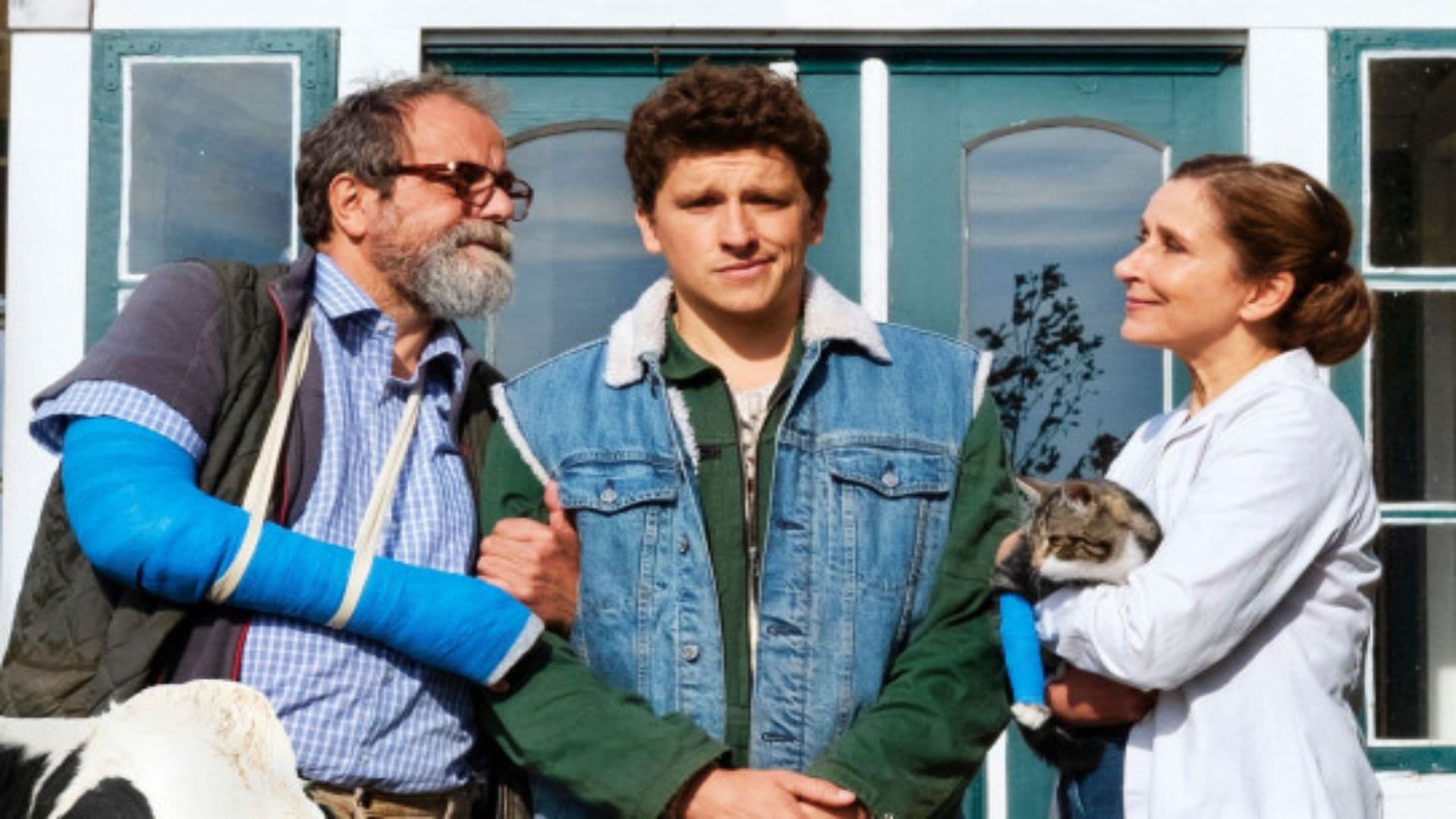 Poster backdrop for Viele Kühe und ein schwarzes Schaf