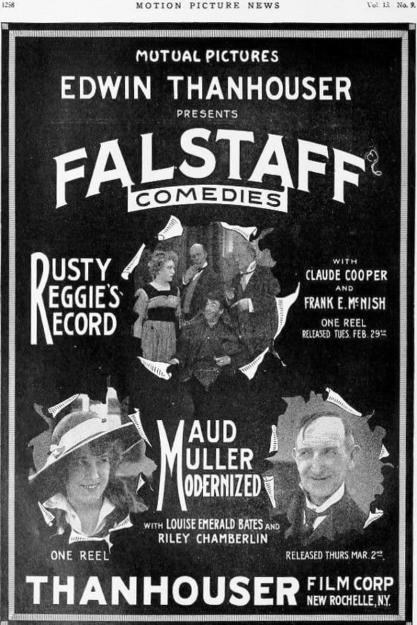 Poster backdrop for Rustic Reggie's Record