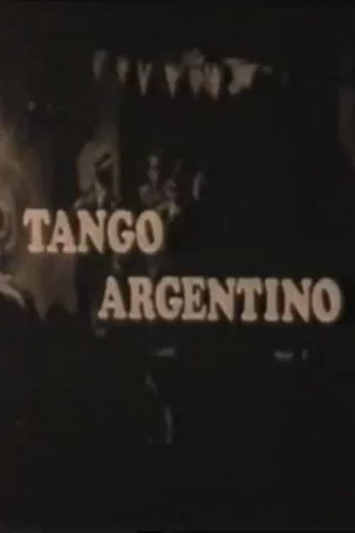 Poster backdrop for Tango argentino