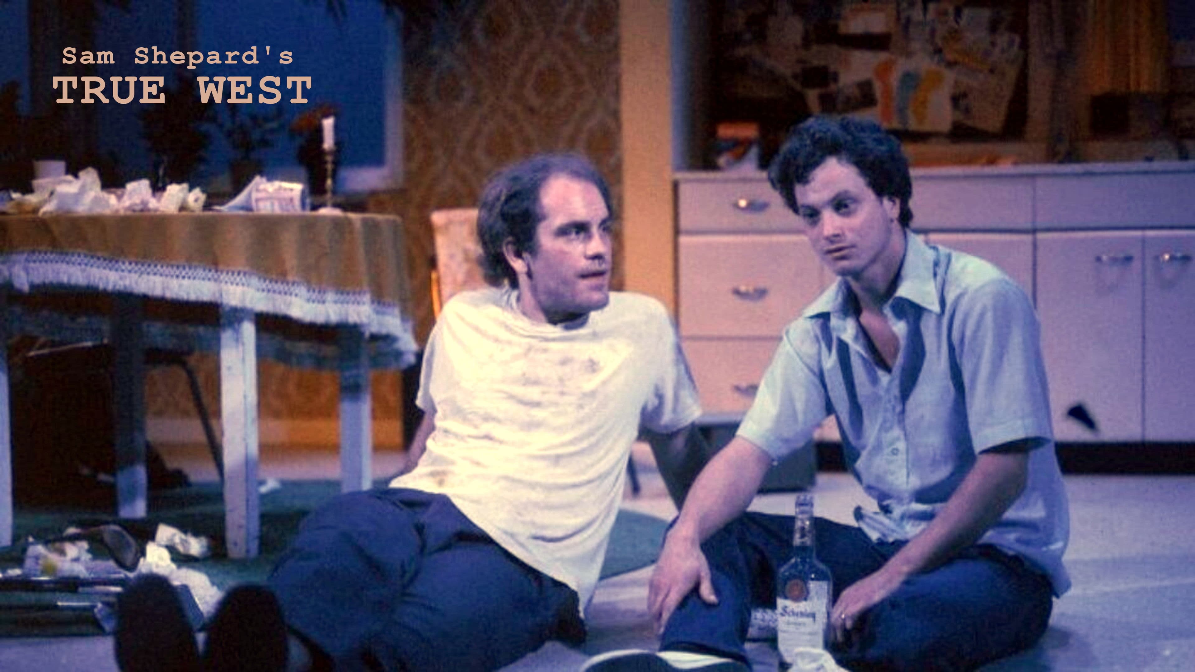 Poster backdrop for True West