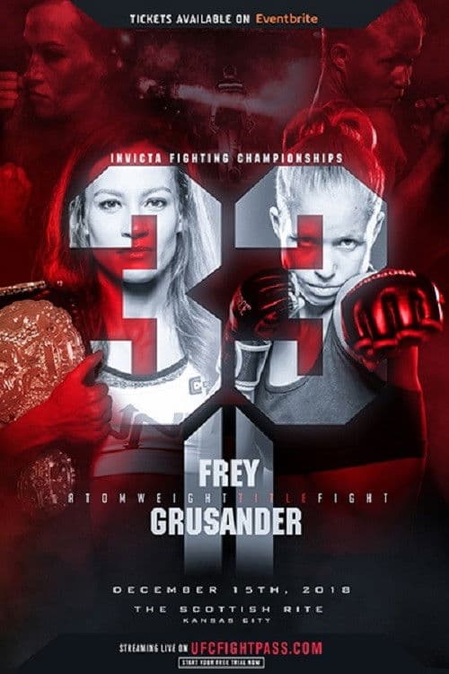 Poster backdrop for Invicta FC 33: Frey vs. Grusander II