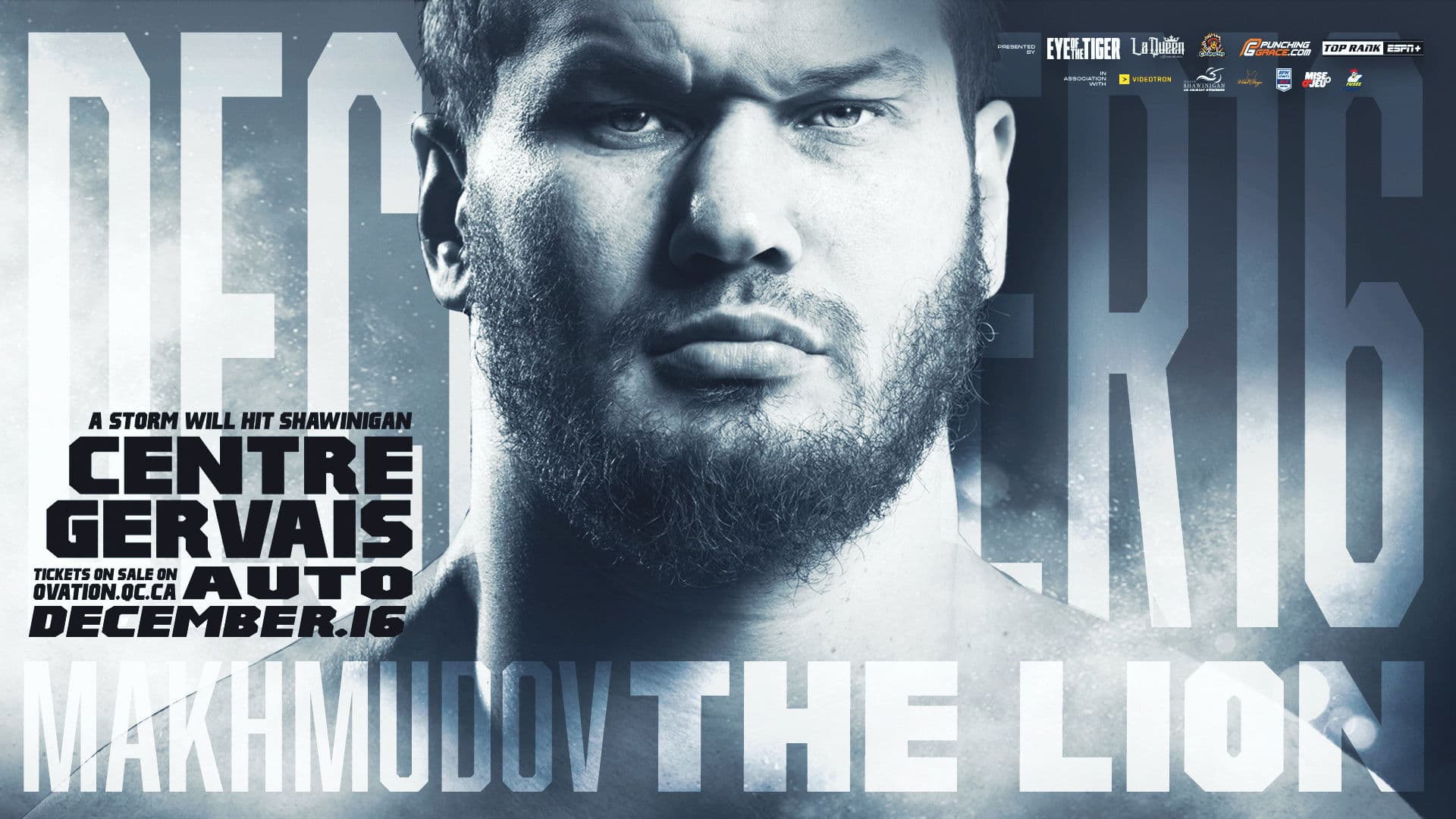 Poster backdrop for Arslanbek Makhmudov vs. Michael Wallisch