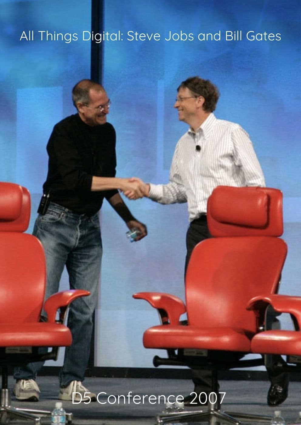 Poster backdrop for All Things Digital: Steve Jobs and Bill Gates