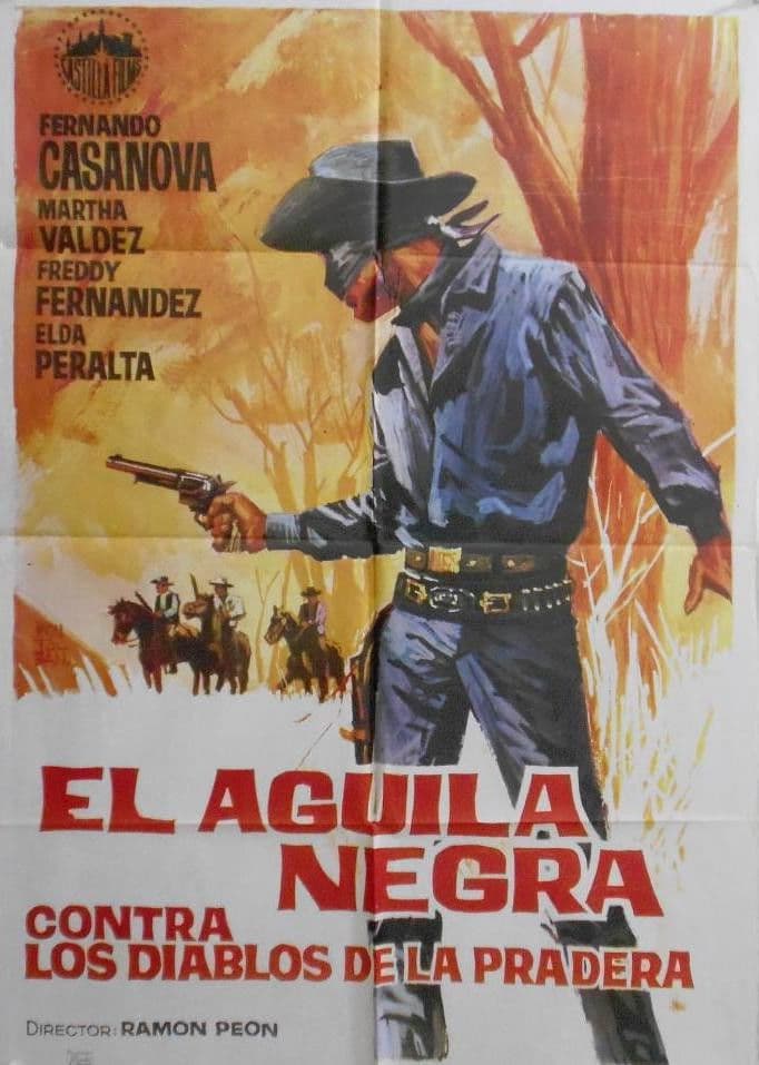 Poster backdrop for El águila negra contra los enmascarados de la muerte