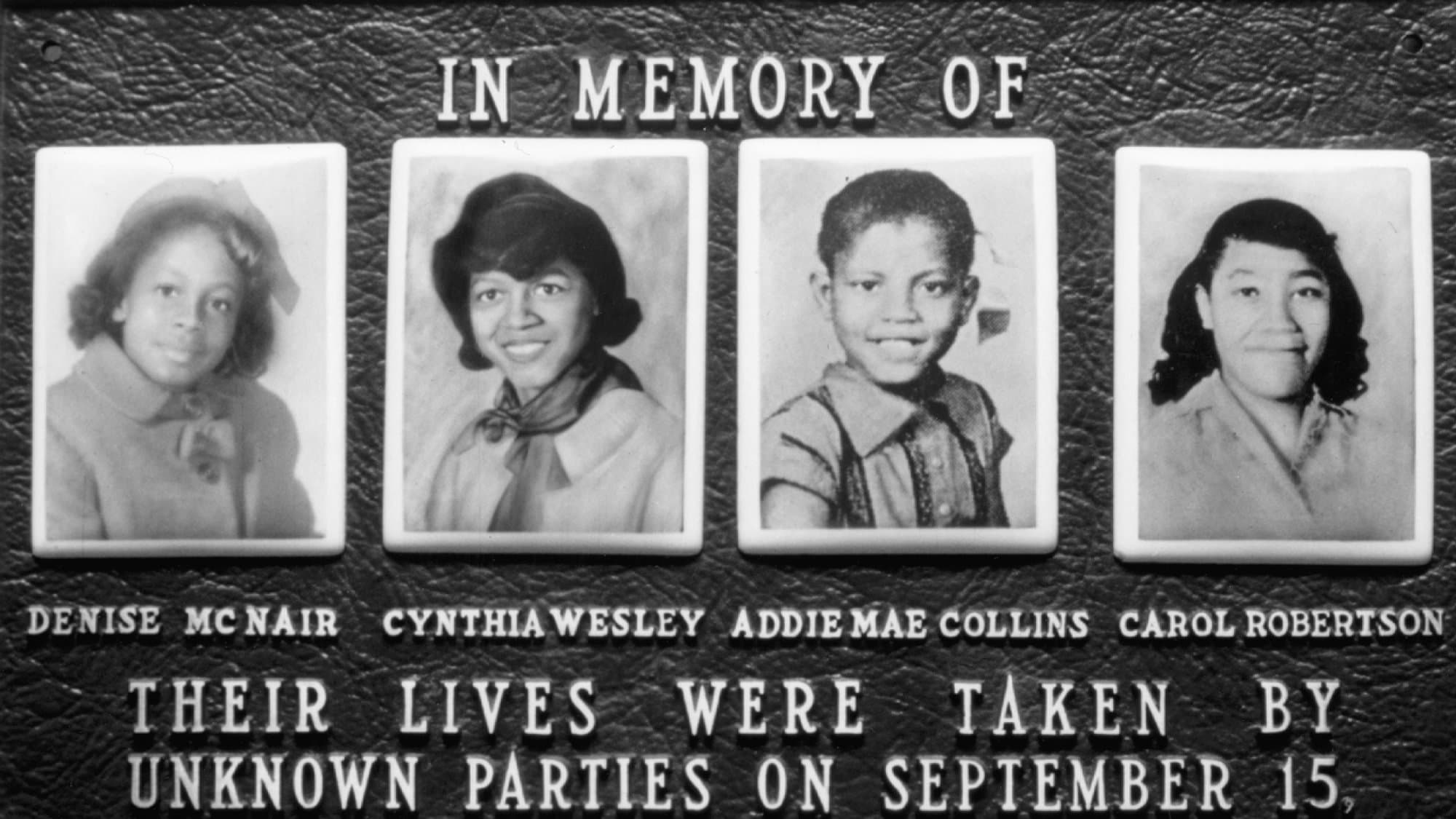 Poster backdrop for 4 Little Girls