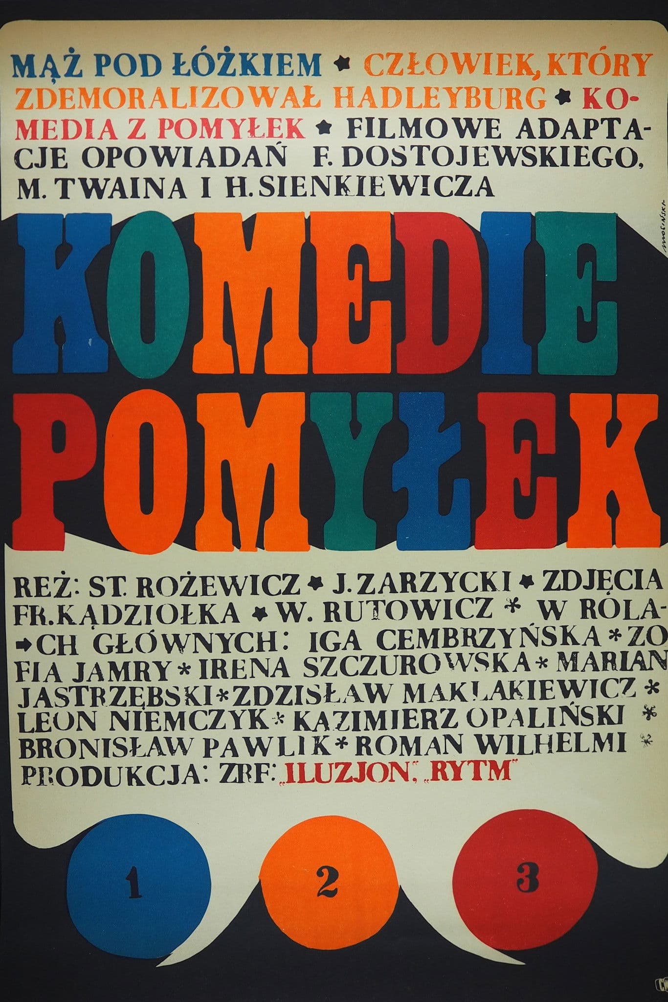 Poster backdrop for Komedie pomyłek