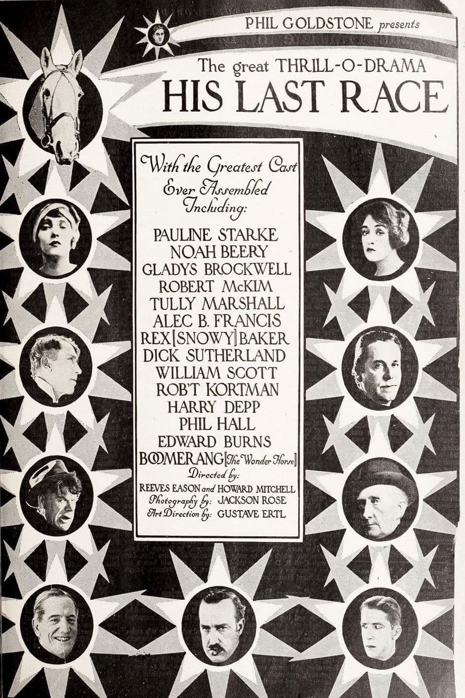 Poster backdrop for His Last Race