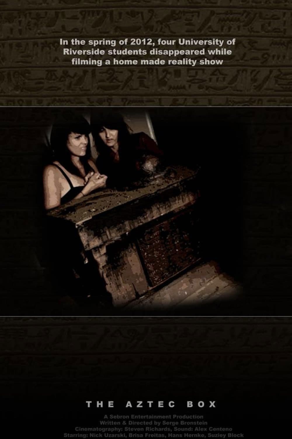 Poster backdrop for The Aztec Box