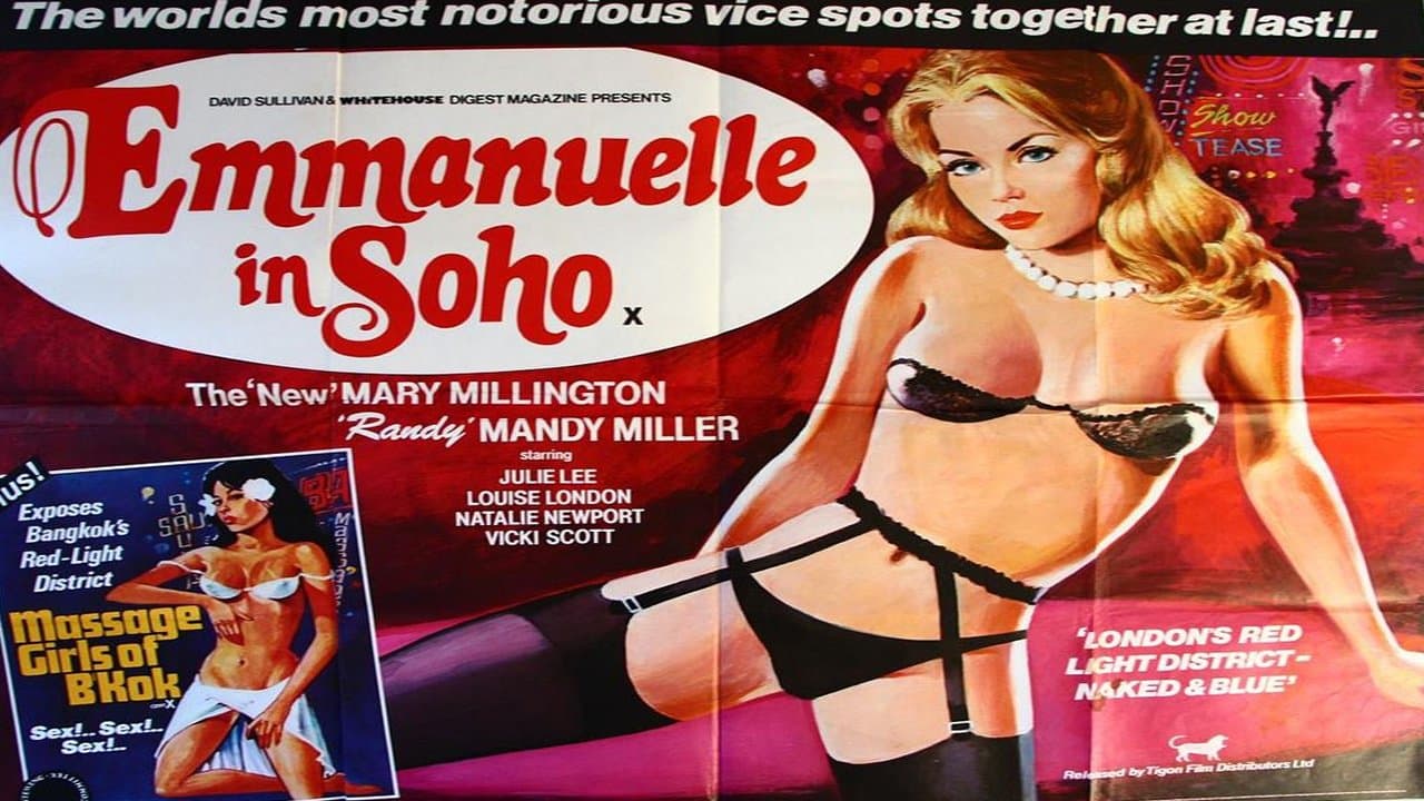 Poster backdrop for Emmanuelle in Soho