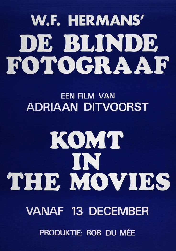 Poster backdrop for De blinde fotograaf