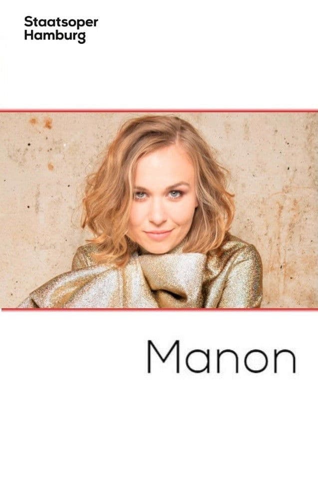 Poster backdrop for Manon - Staatsoper Hamburg