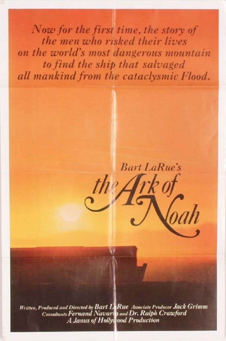 Poster backdrop for Bart LaRue's The Ark of Noah