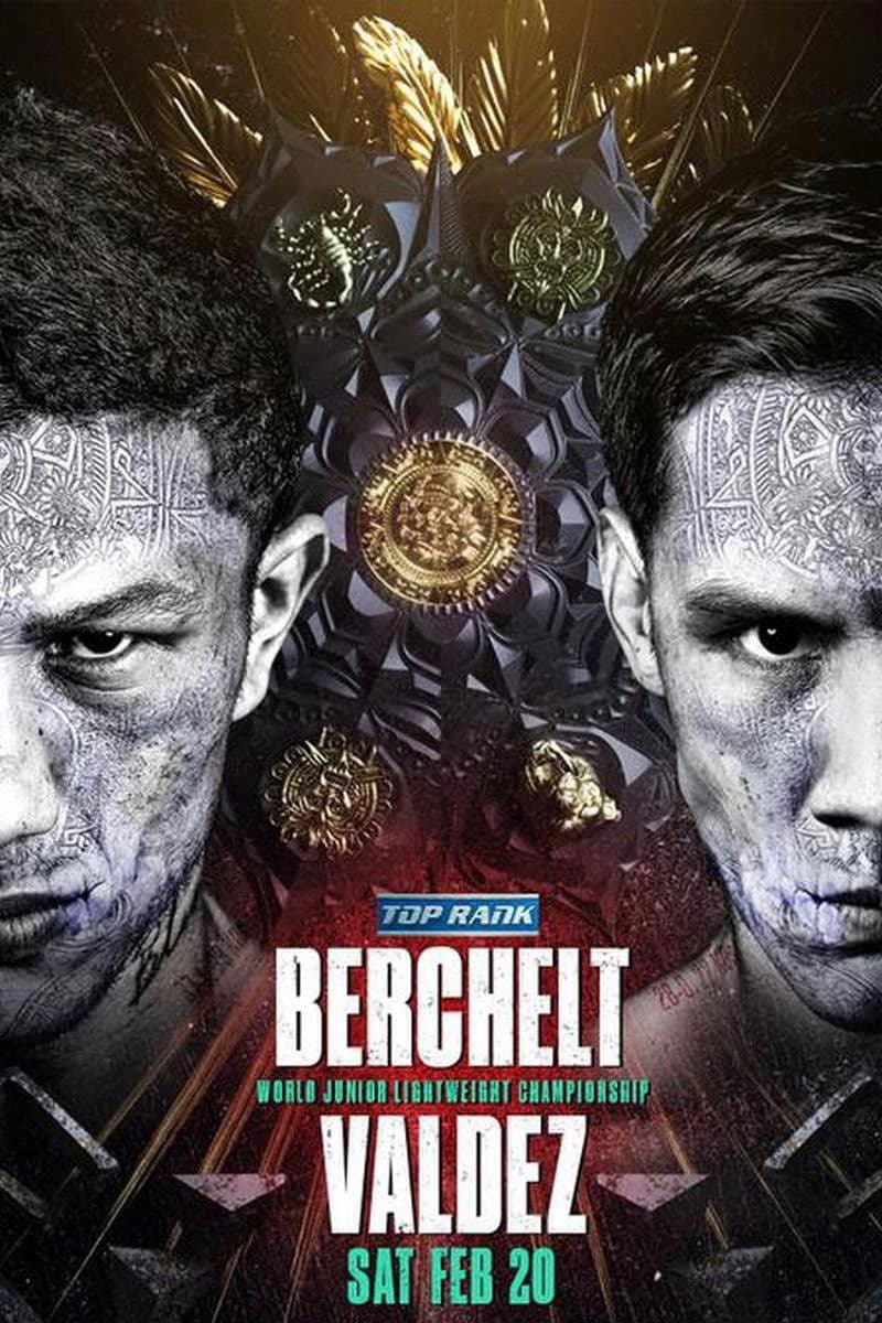 Poster backdrop for Miguel Berchelt vs. Oscar Valdez