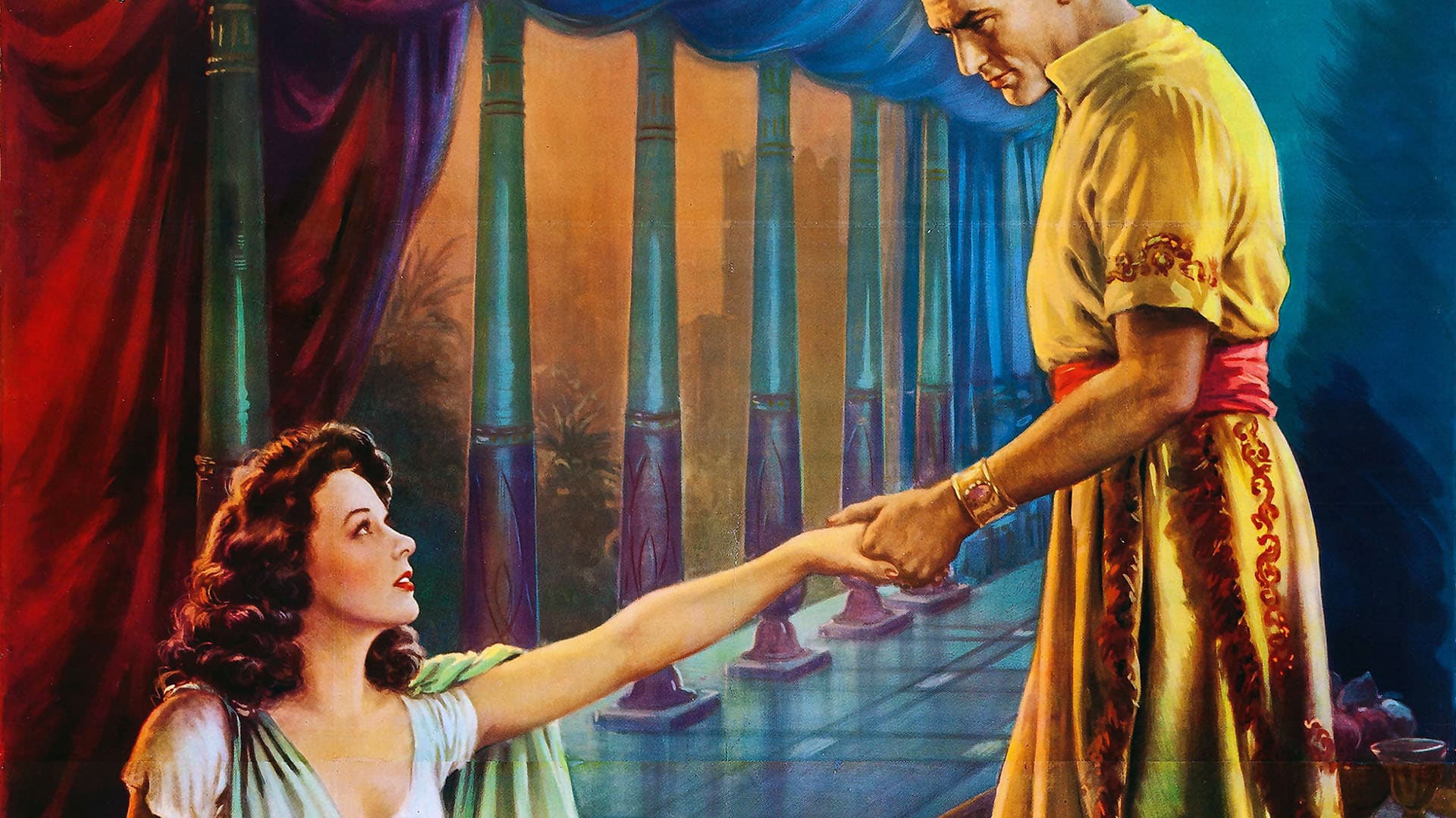 Poster backdrop for David and Bathsheba