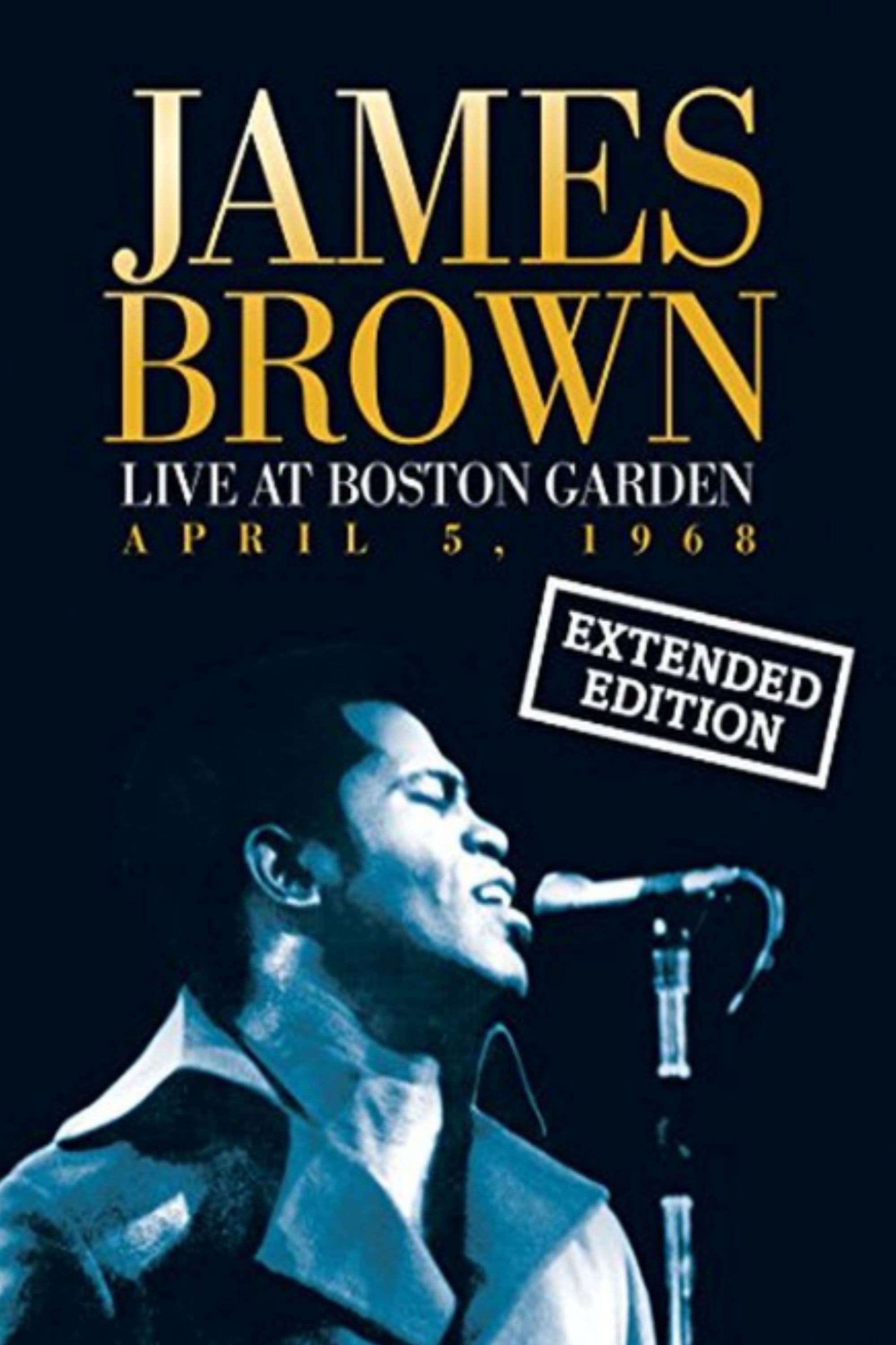 Poster backdrop for James Brown Live At The Boston Garden - April 5, 1968