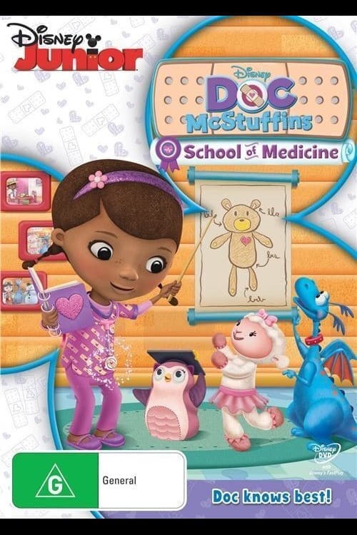 Poster backdrop for Doc Mcstuffins: School of Medicine