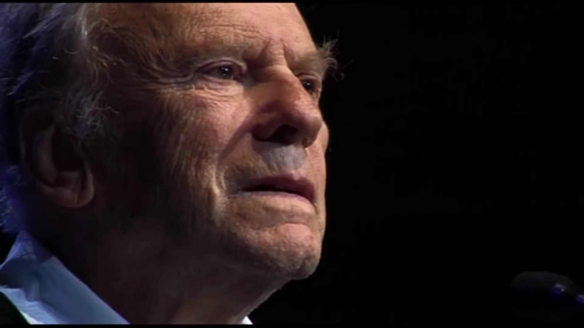 Poster backdrop for Jean-Louis Trintignant, "an honest man"