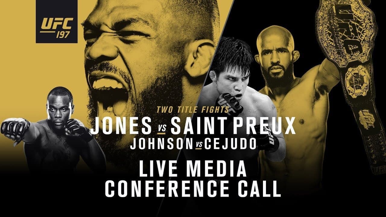 Poster backdrop for UFC 197: Jones vs. Saint Preux