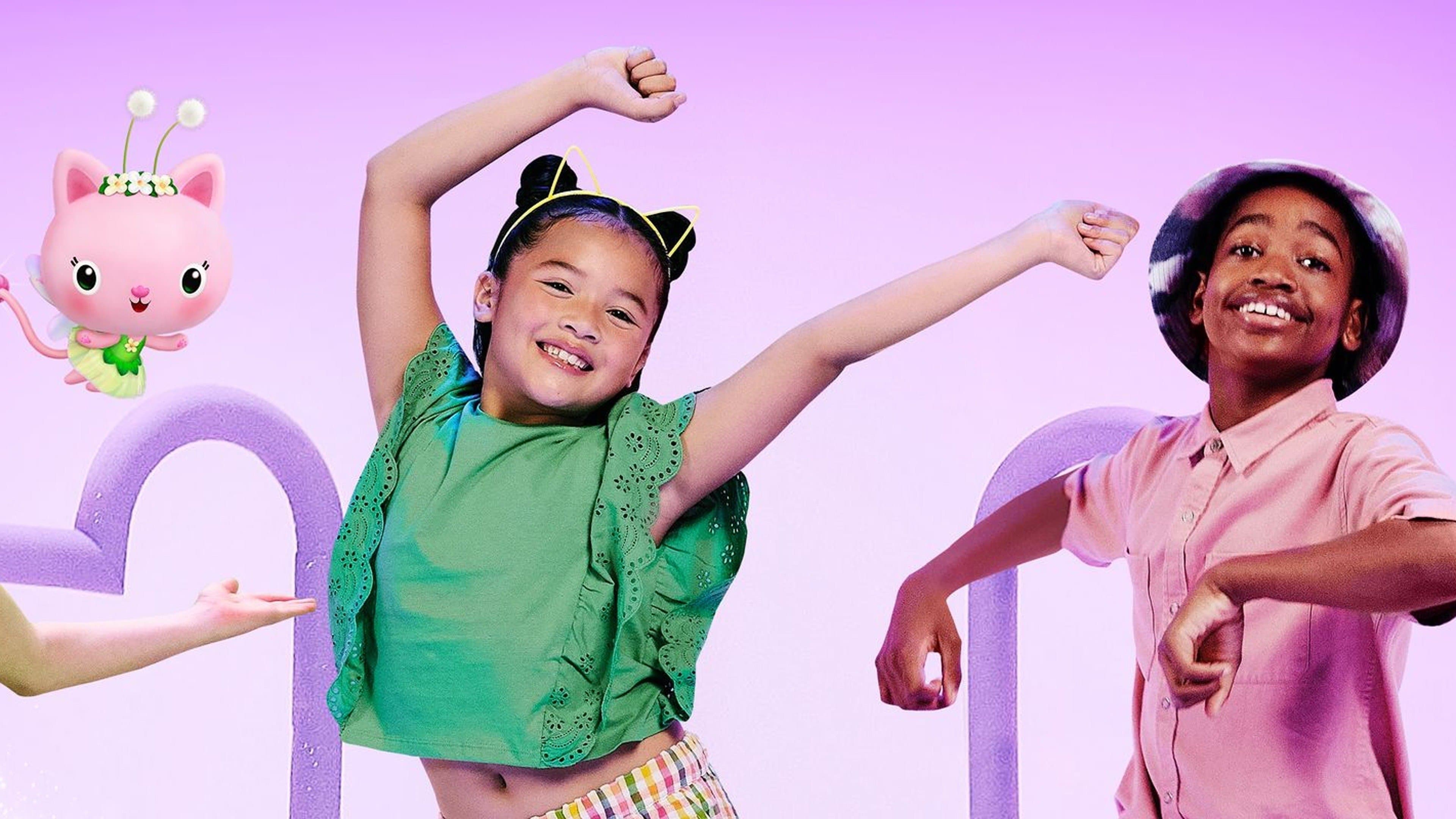 Poster backdrop for Gabby's Dollhouse: Cat-tastic Dance Along