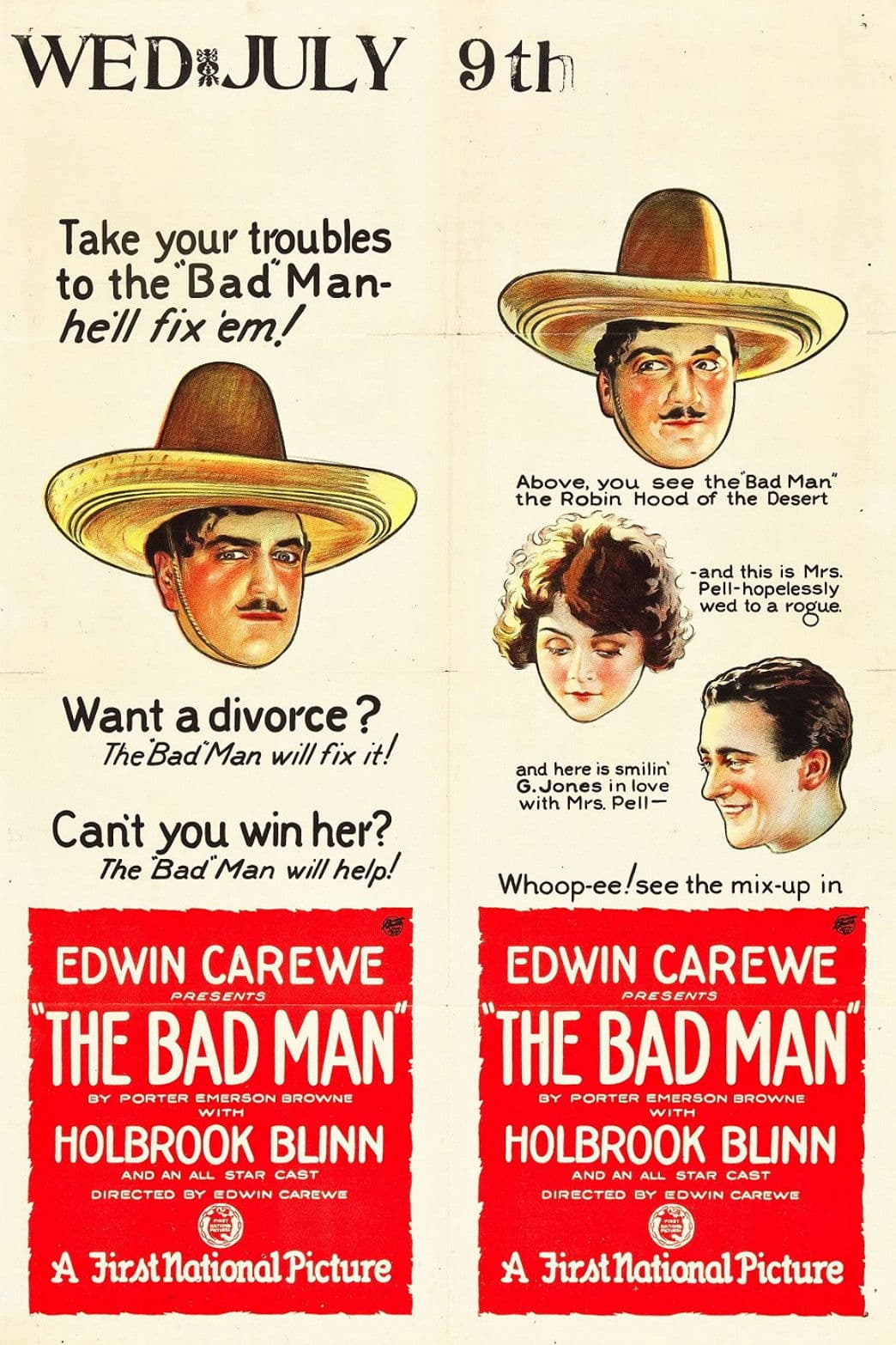Poster backdrop for The Bad Man