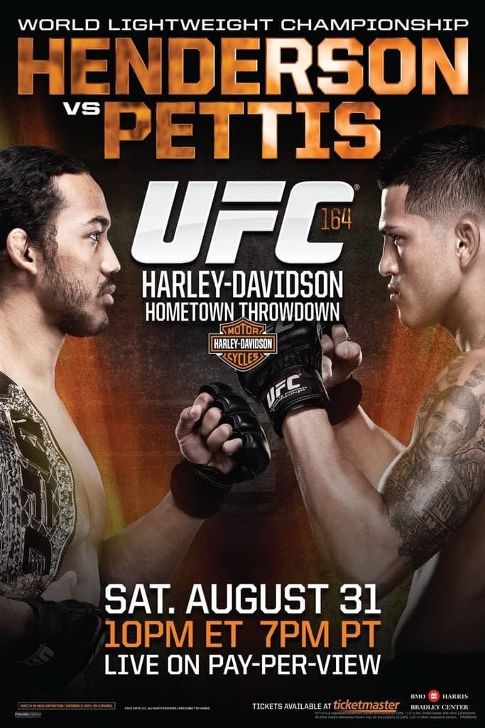 Poster backdrop for UFC 164: Henderson vs. Pettis 2