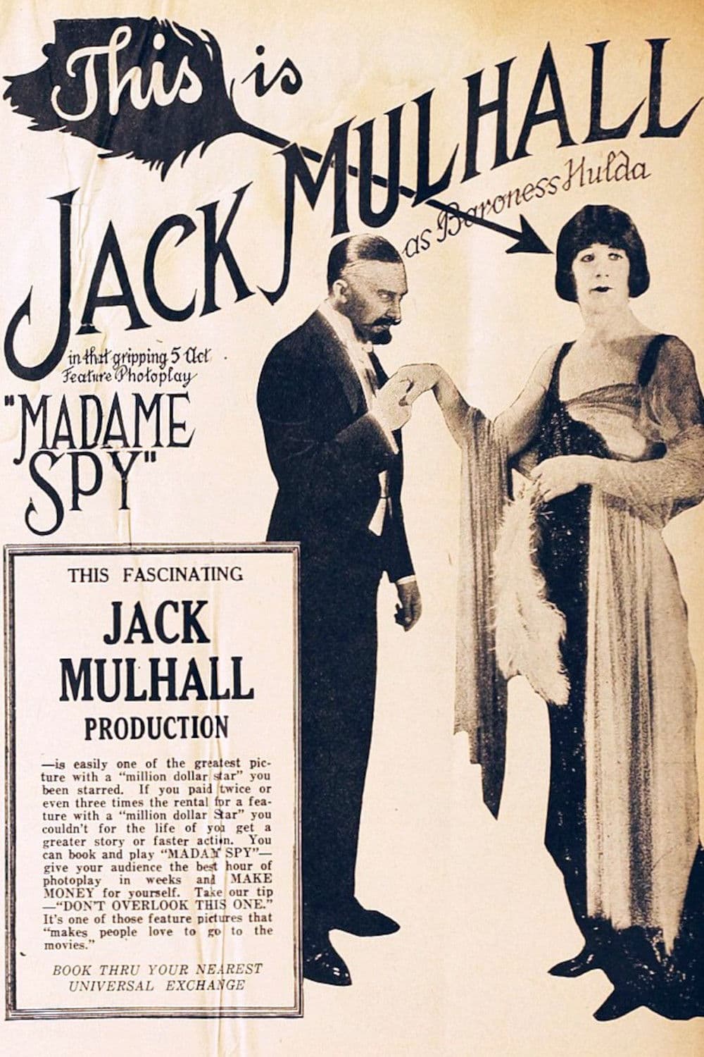 Poster backdrop for Madame Spy