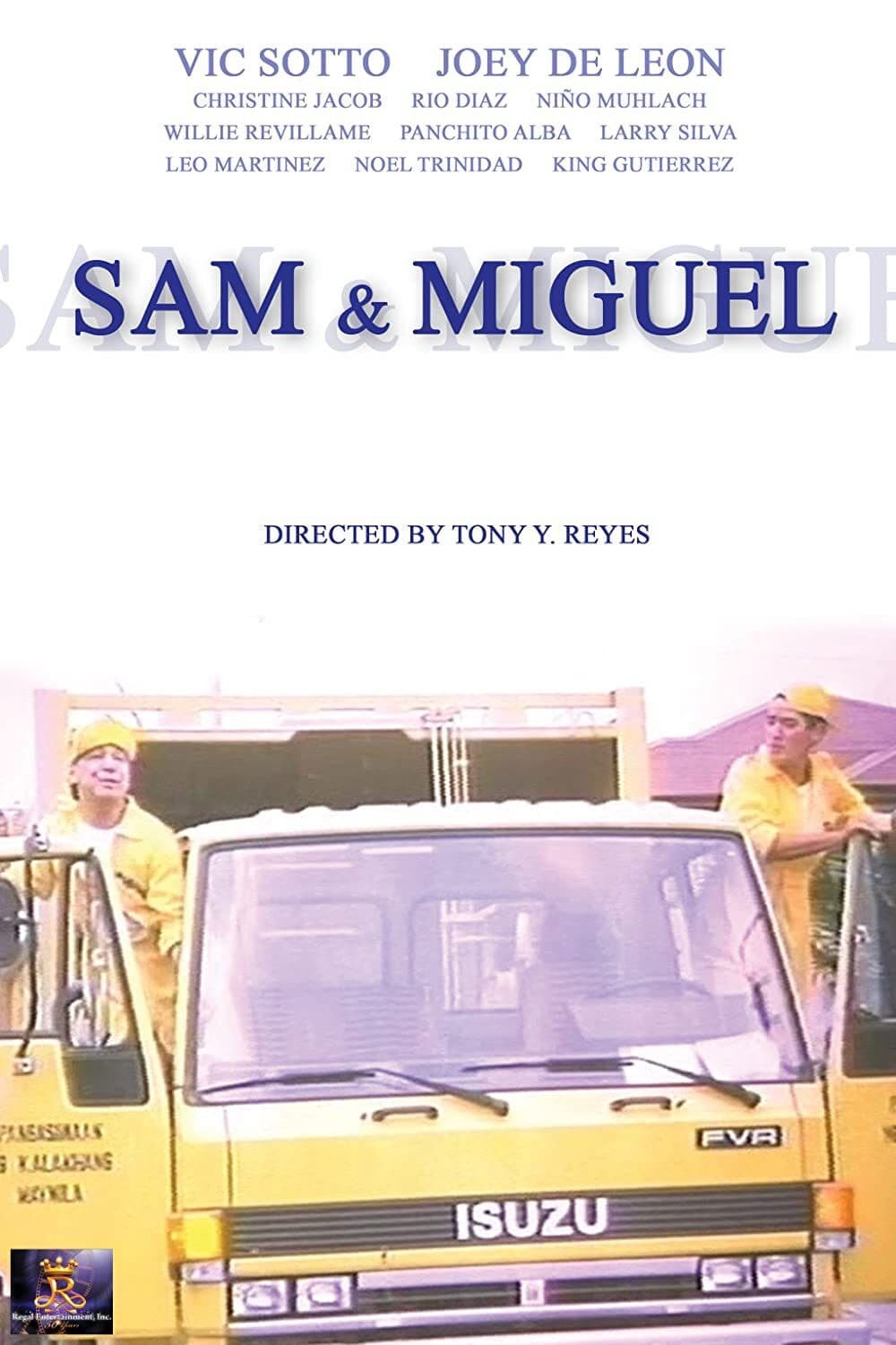 Poster backdrop for Sam & Miguel (Your Basura, No Problema)