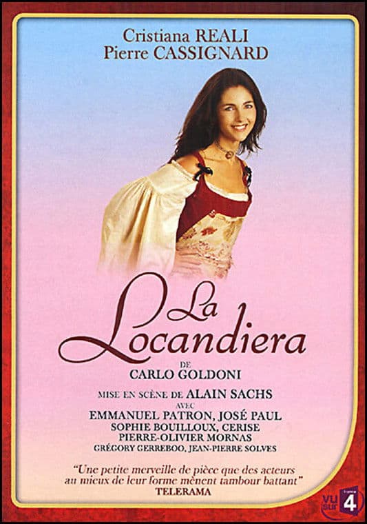 Poster backdrop for La Locandiera