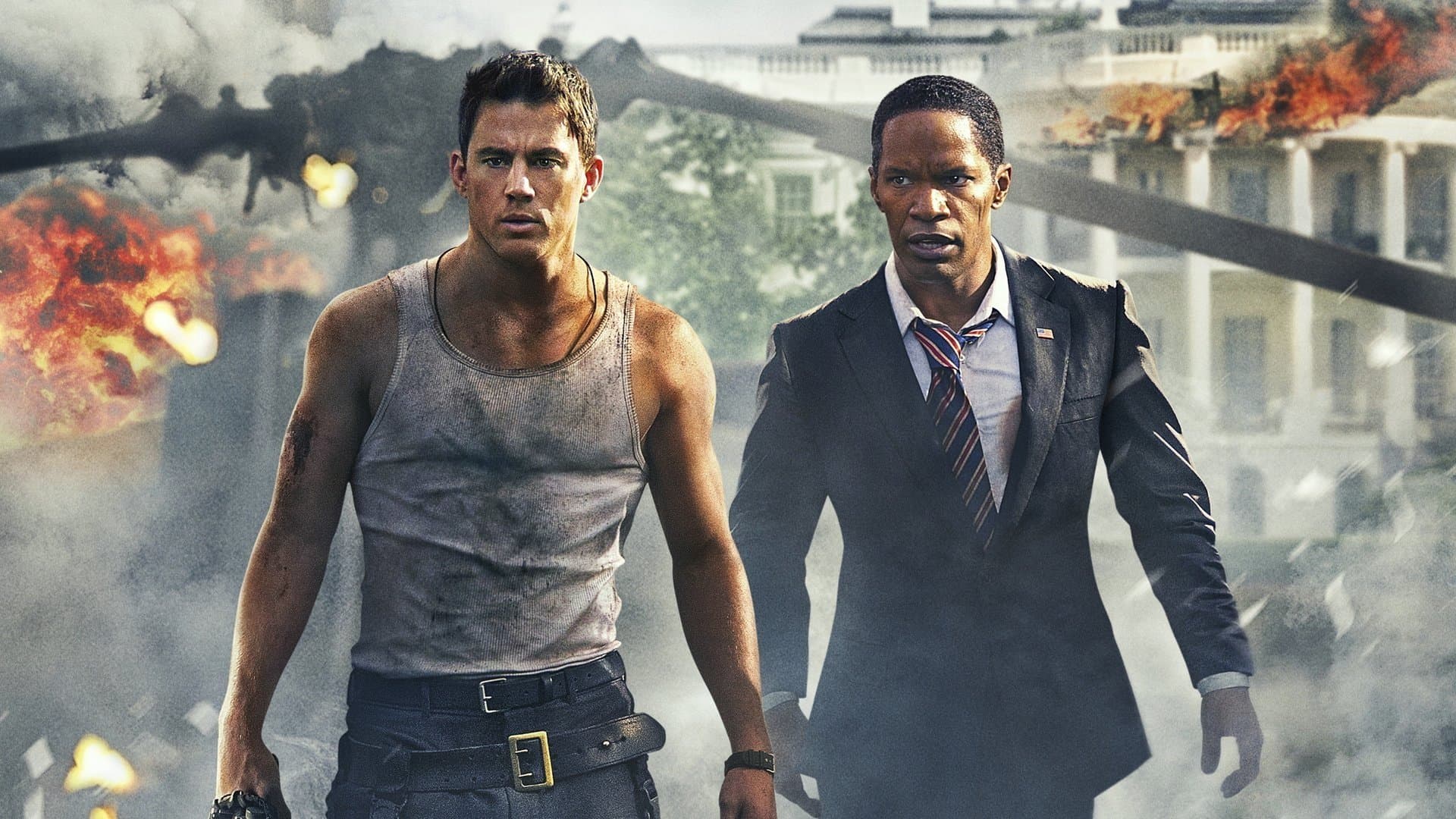 Poster backdrop for White House Down
