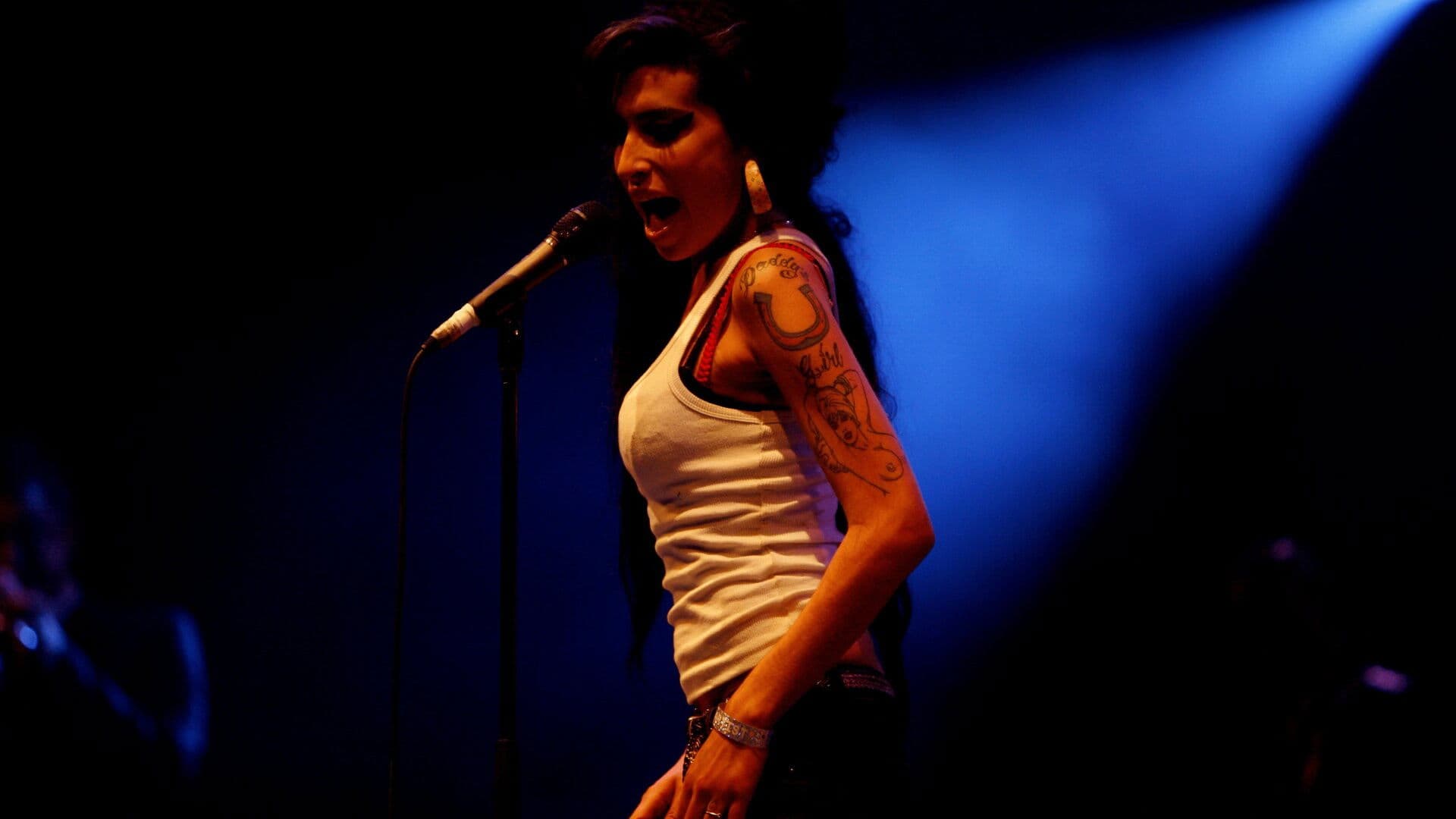 Poster backdrop for Amy Winehouse - Live at Les Eurockeennes de Belfort
