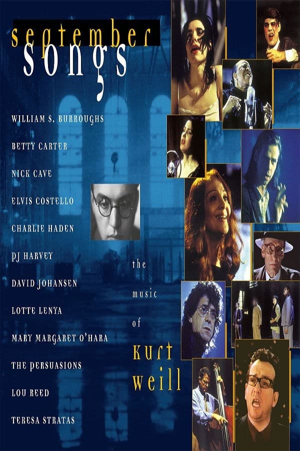 Poster backdrop for September Songs: The Music of Kurt Weill