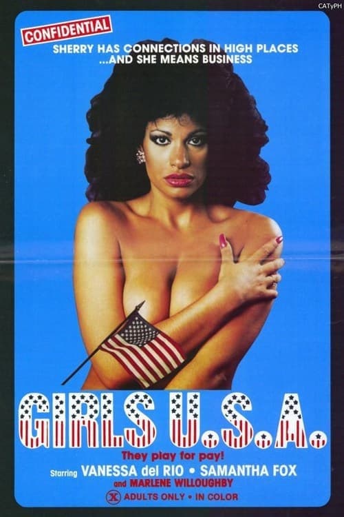 Poster backdrop for Girls U.S.A.
