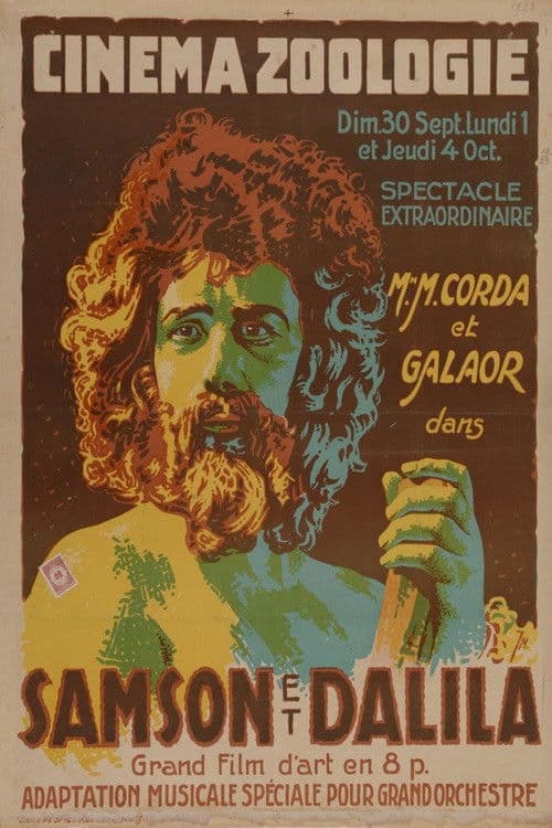 Poster backdrop for Samson und Delila