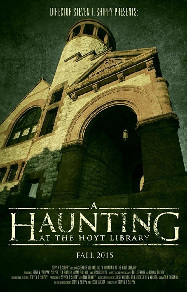 Poster backdrop for A Haunting at the Hoyt Library