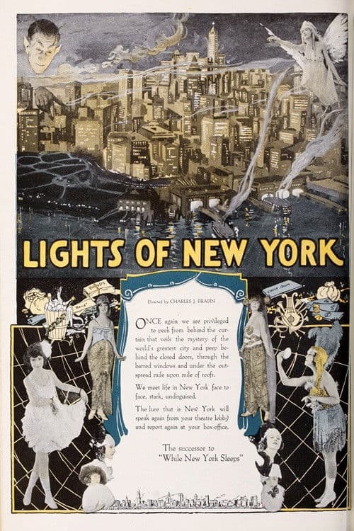 Poster backdrop for The Lights of New York