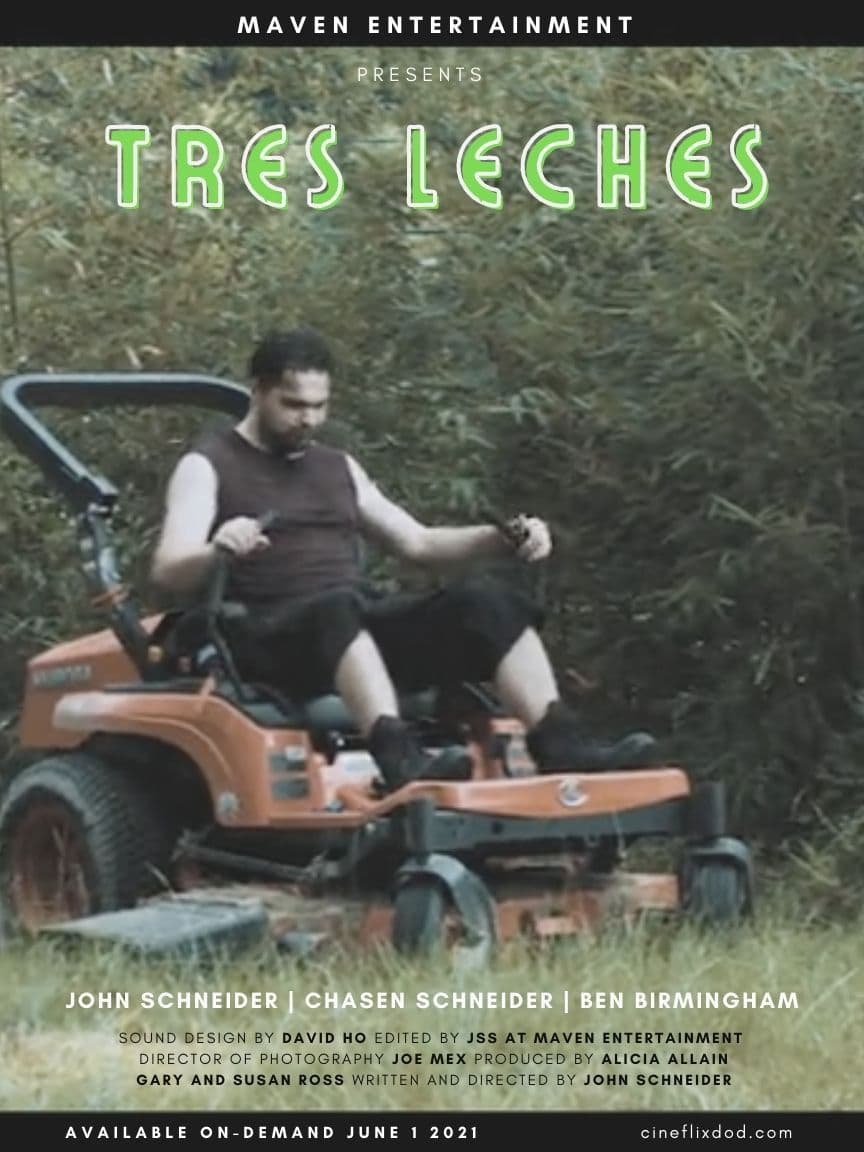 Poster backdrop for Tres Leches