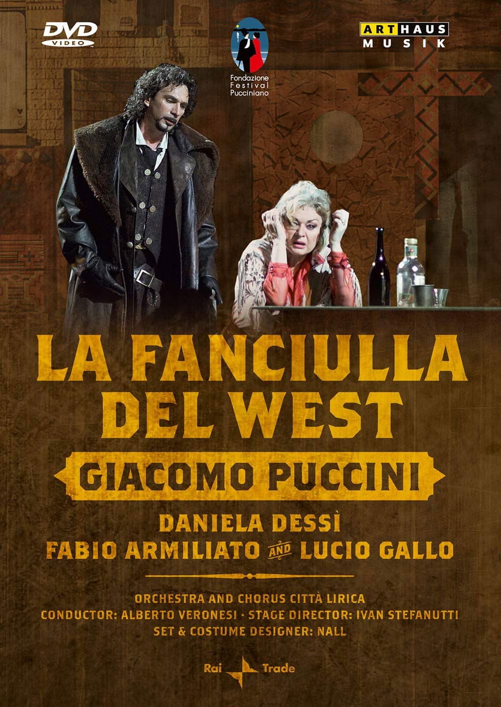 Poster backdrop for Puccini: La Fanciulla del West (Torre del Lago)