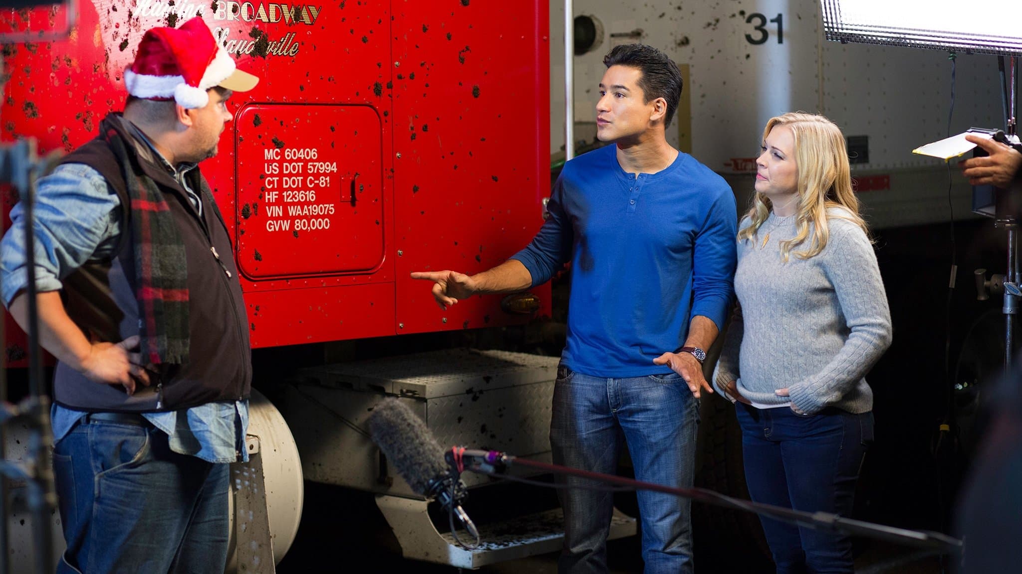 Poster backdrop for A Very Merry Toy Store