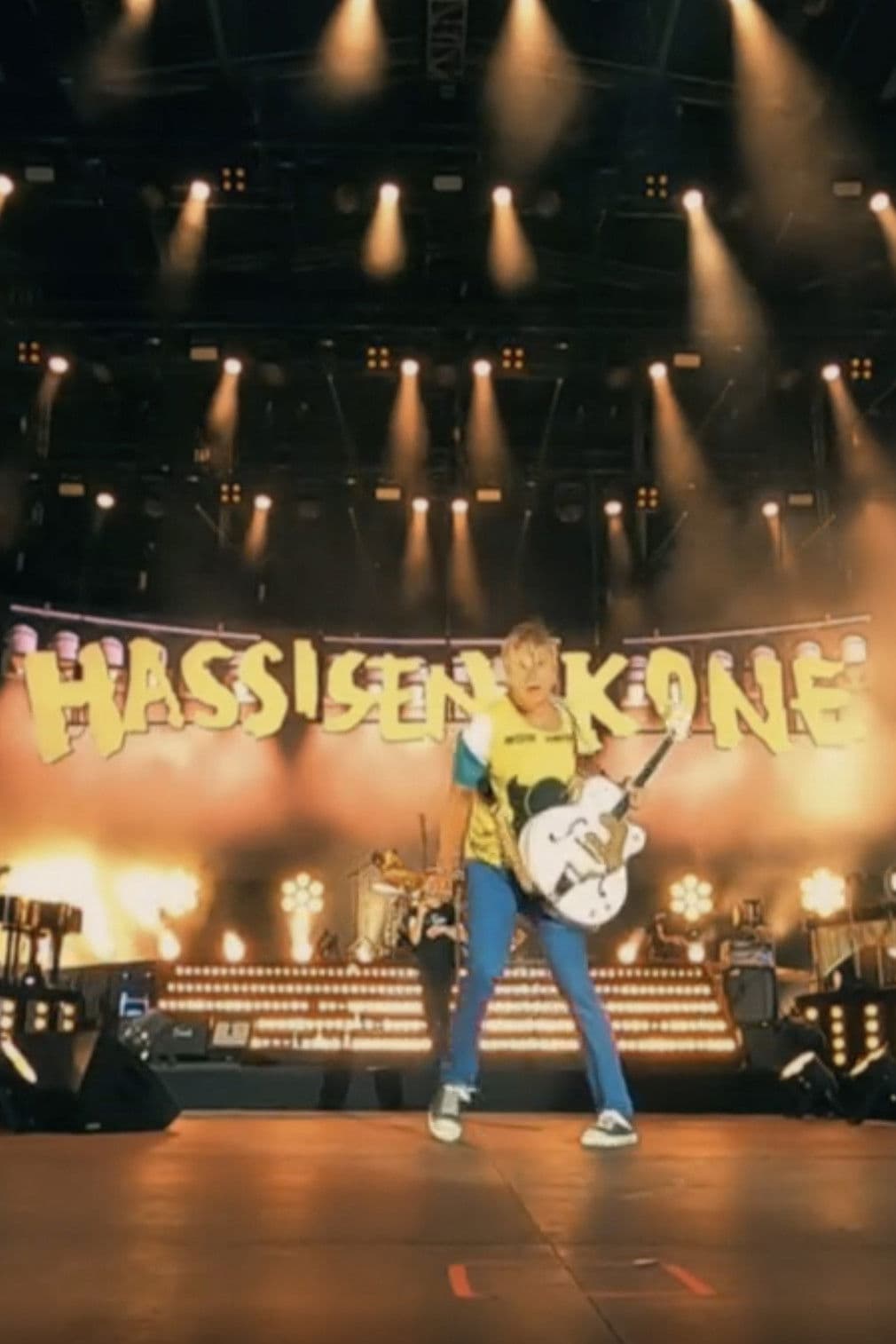 Poster backdrop for Hassisen Kone stadionilla