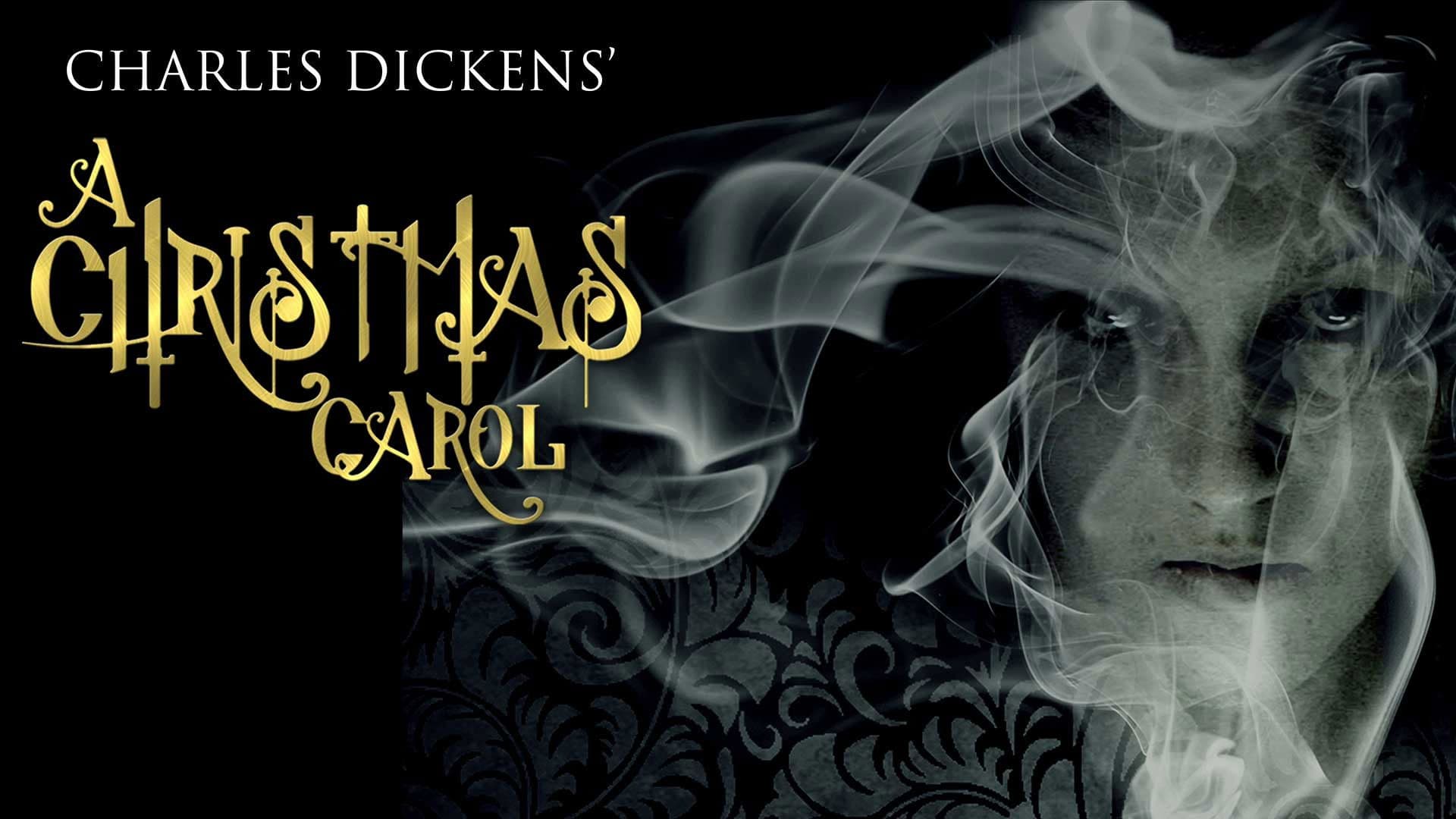 Poster backdrop for Charles Dickens' A Christmas Carol