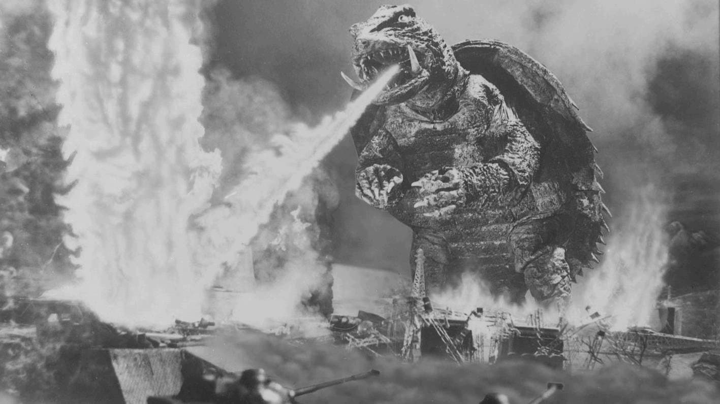 Poster backdrop for Gamera, the Giant Monster