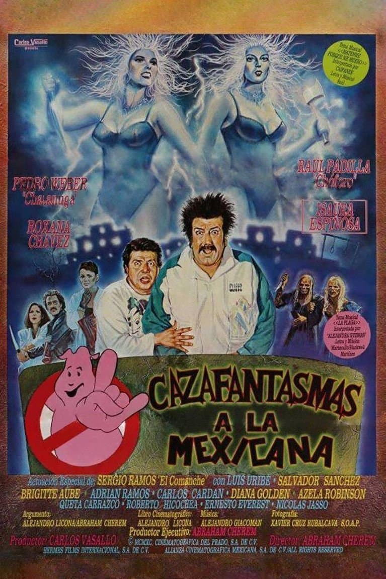 Poster backdrop for Mexican Ghostbusters