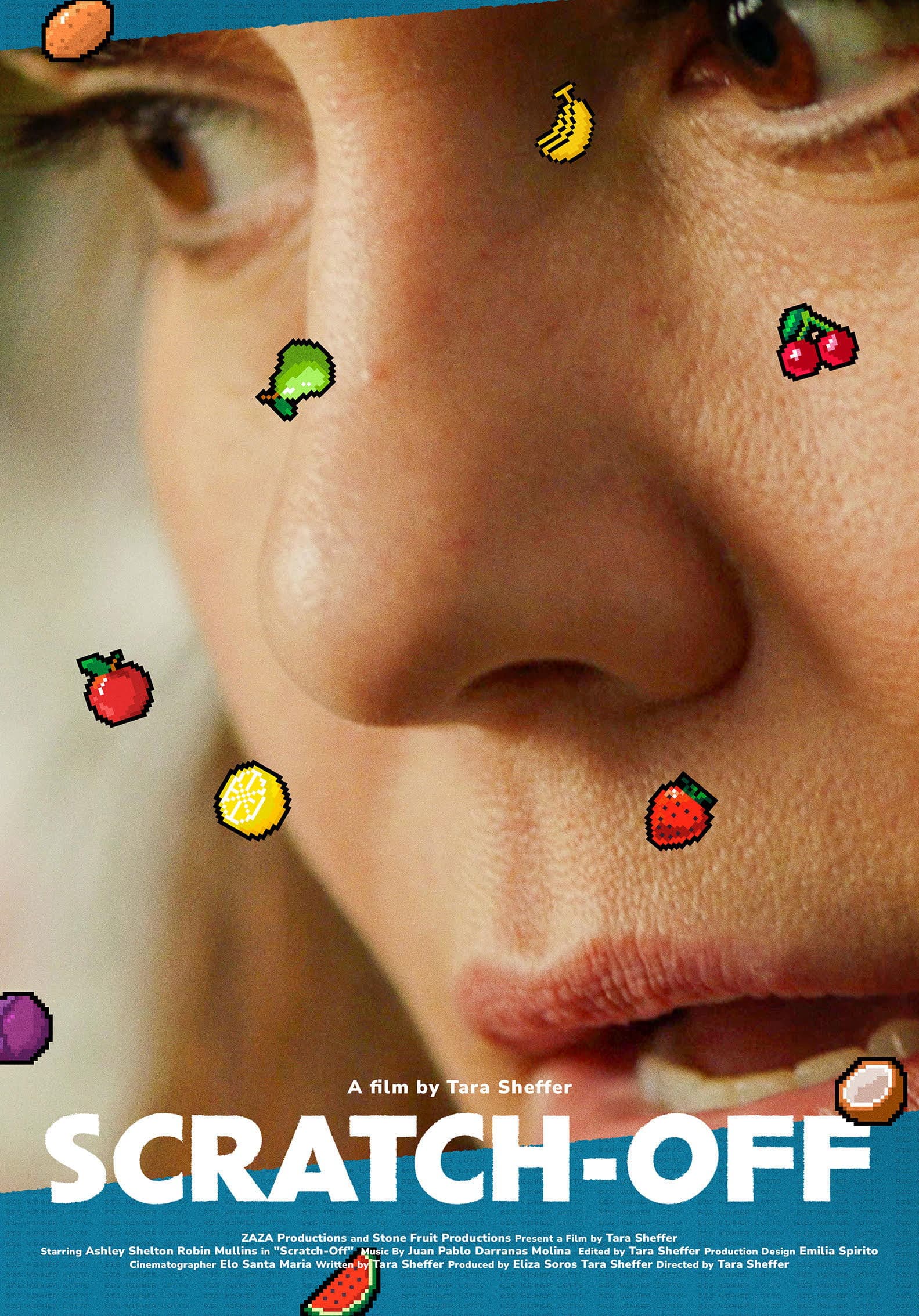 Poster backdrop for Scratch-Off