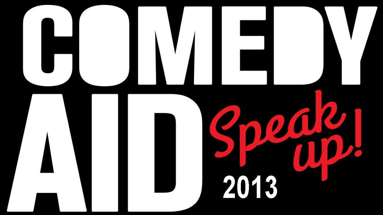 Poster backdrop for Comedy Aid 2013
