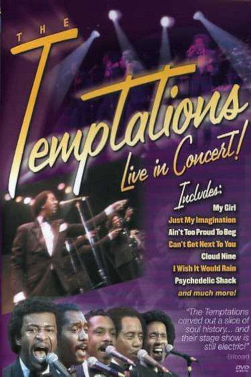 Poster backdrop for The Temptations: Live in Concert