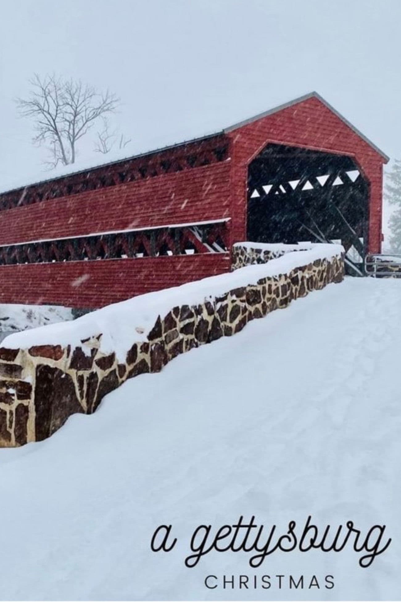 Poster backdrop for A Gettysburg Christmas