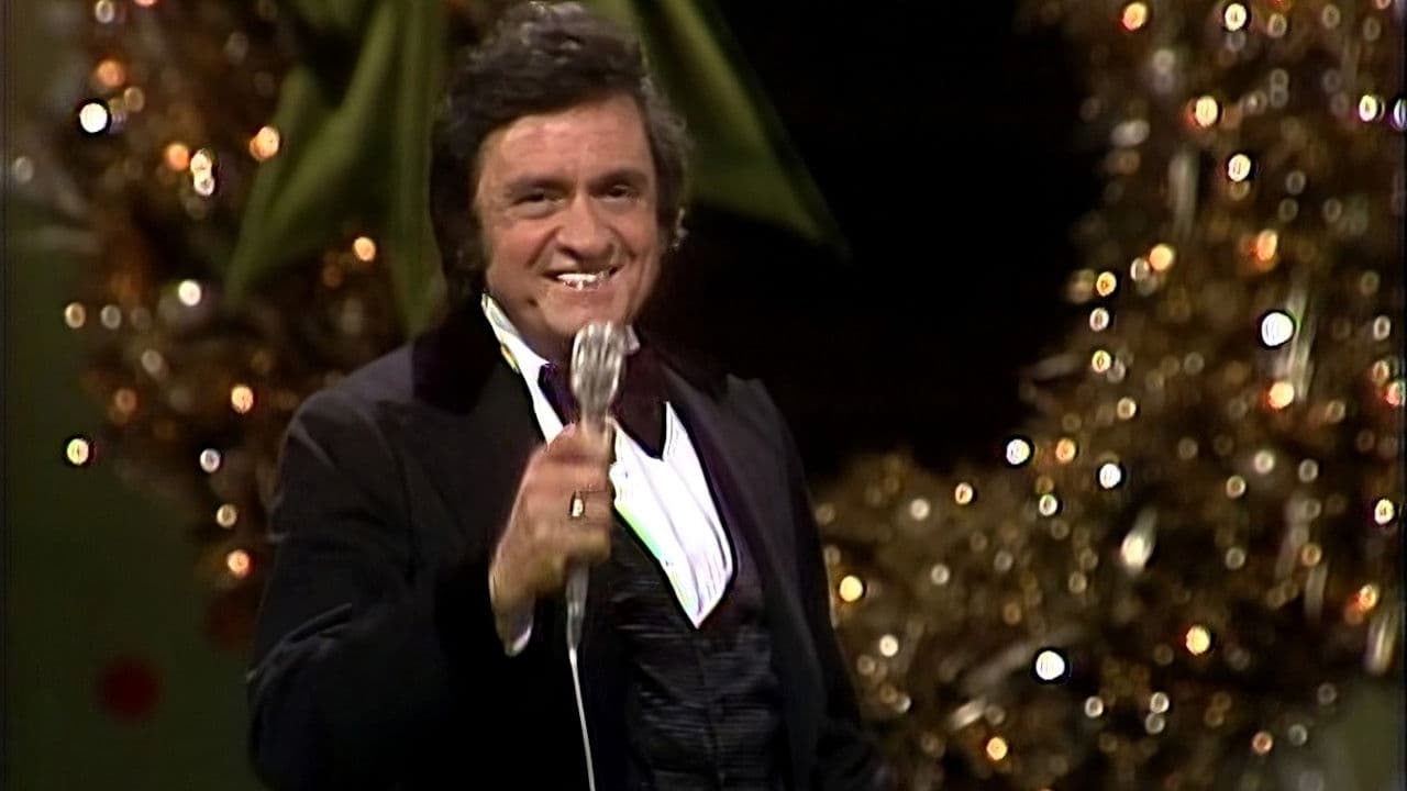 Poster backdrop for The Johnny Cash Christmas Special 1977