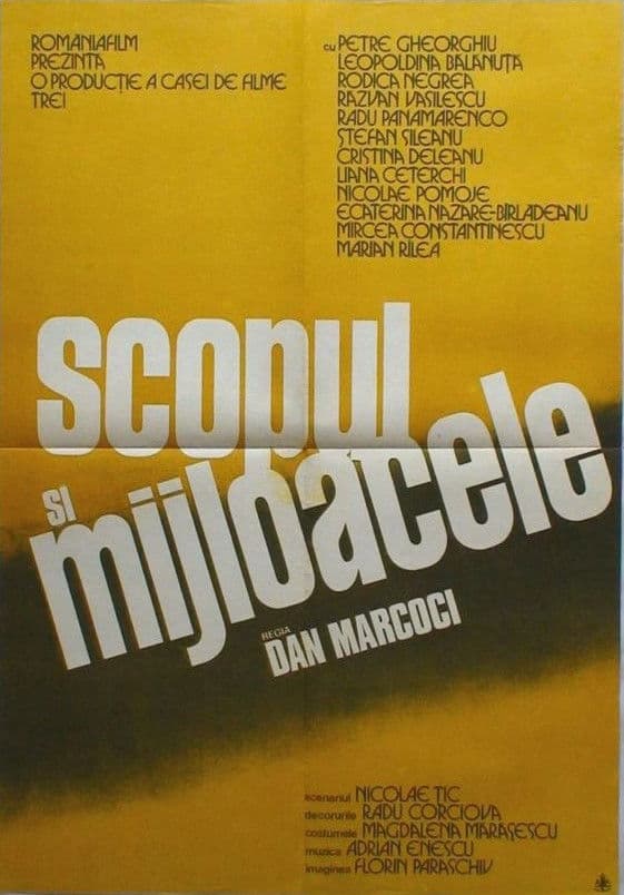 Poster backdrop for Scopul și mijloacele