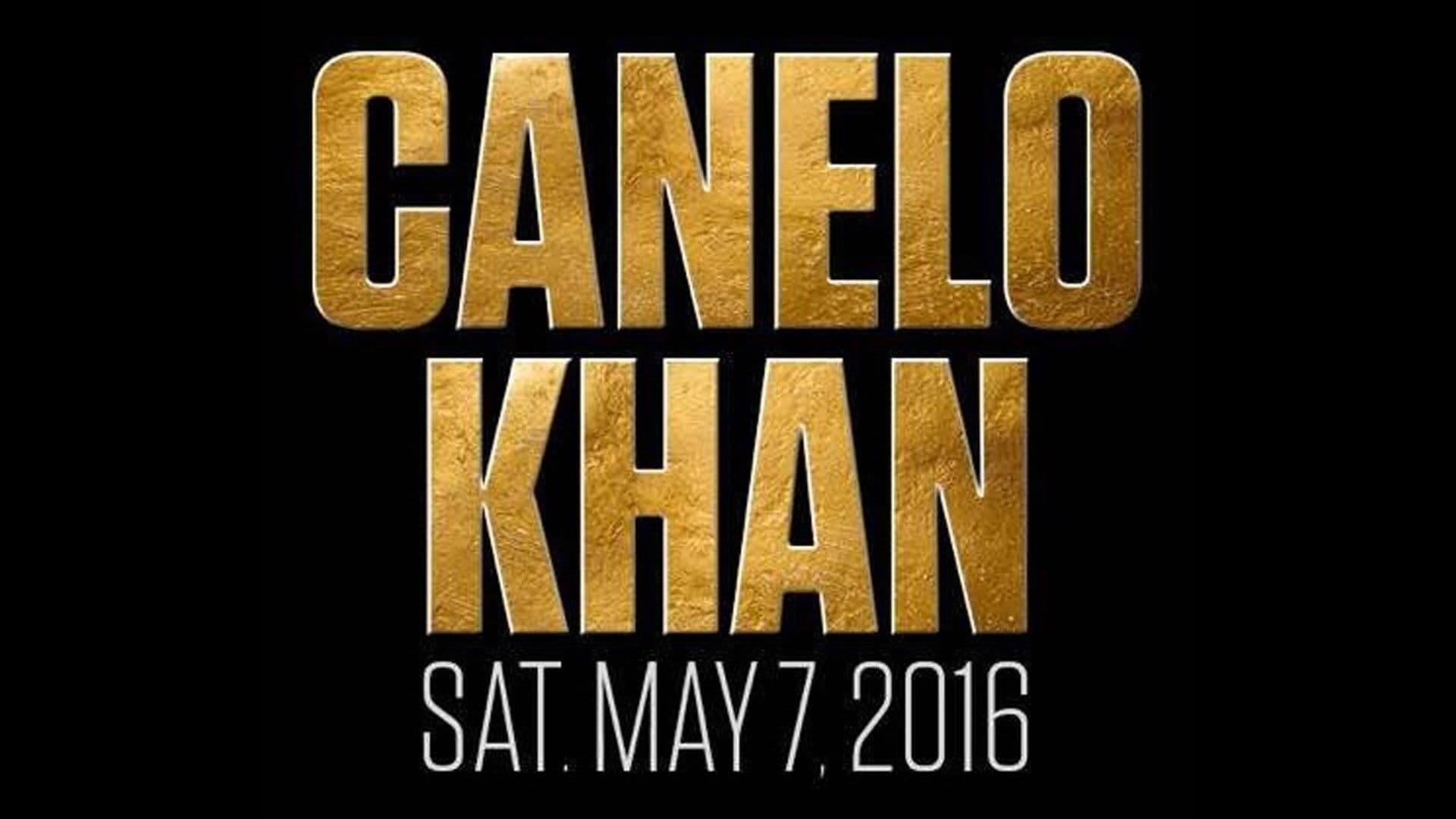 Poster backdrop for Canelo Alvarez vs. Amir Khan